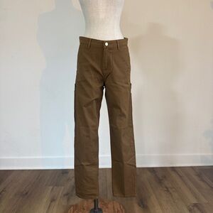 Carhartt WIP Pierce Pant RW Boyfriend Fit Brown Cargo Workwear Womens 25